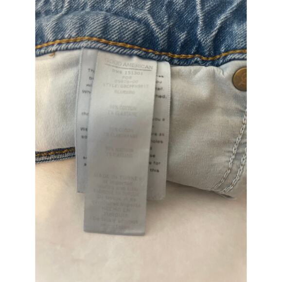 Good American High Rise Shorts 2 in inseam Size 8 29 Frayed Distressed w/Flaw - Picture 9 of 9